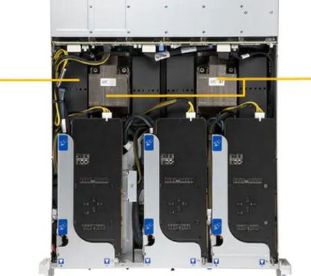 2xM.2 Supermicro Storage Server SYS-220HE-FTNRD Hyper SuperServer 6x NVMe/SATA/SAS