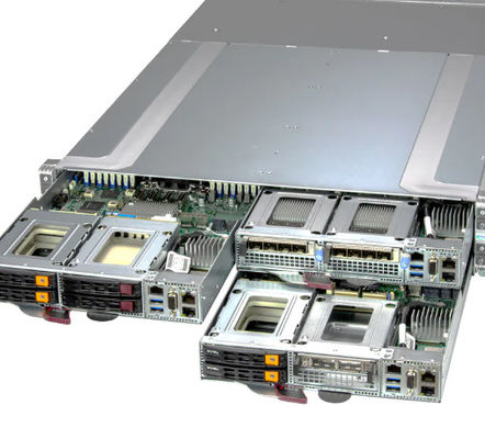 ODM Supermicro Storage Array SYS-211GT-HNC8F 2.5" NVMe/SAS/SATA Drives Per Node And Front I/O