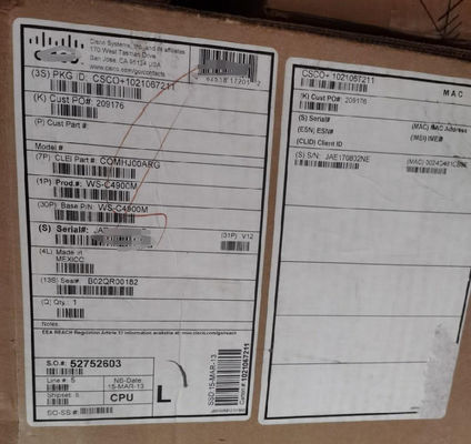 8X2 Ports Cisco Catalyst WS-C4900M Switch Base System 2 Half Slots