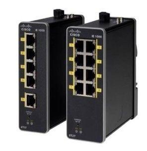IE-1000-8P2S-LM Cisco Industrial Ethernet 1000 Switches IE-1000 GUI Based L2 PoE Switch 2 GE SFP 8 FE Copper Ports