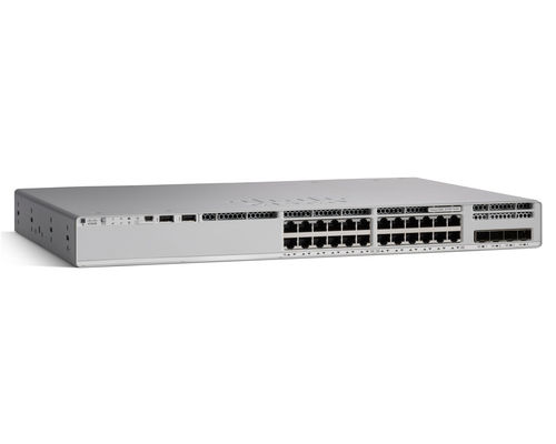 Cisco Switch C9200L-24PXG-4X-A C9200L 24-port 8xmGig 16x1G 4x10G, PoE+ Network Advantage