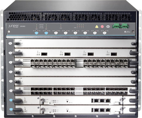 Juniper MX-series MX480 - Router - Rack-mountable - With Juniper Networks Control Board, 1 X Routing Engine