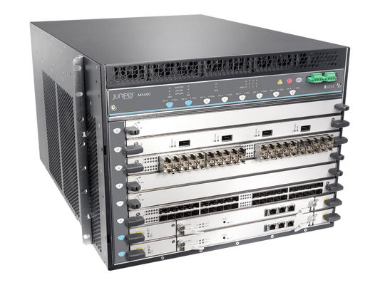 Juniper MX-series MX480 - Router - Rack-mountable - With Juniper Networks Control Board, 1 X Routing Engine