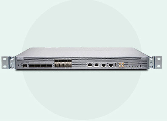 Juniper MX204 Universal Routing Platform with System 400 Gbps capacity and Four-post rack