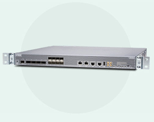 Juniper MX204 Universal Routing Platform with System 400 Gbps capacity and Four-post rack