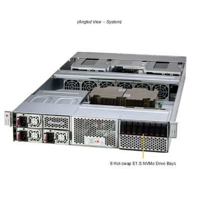 Supermicro ARS-221GL-SR 2U GPU Server Up To 4 Double Width PCIe GPU Accelerator Cards