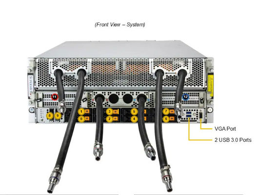 Supermicro SYS-422GA-NBRT-LCC 4U GPU Server Up to 6TB 6400MT/s ECC DDR5 RDIMM