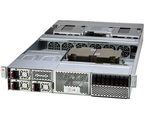 Supermicro ARS-221GL-NR GPU Server with Dual 72-core CPUs Up to 2 Double-Width GPUs and 960GB ECC LPDDR5X Memory