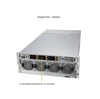 Supermicro SYS-420GP-TNAR+ 4U Rackmount GPU Server with 8 Onboard GPUs 32 DIMM Slots and 10 PCIe 4.0 x16 LP Slots