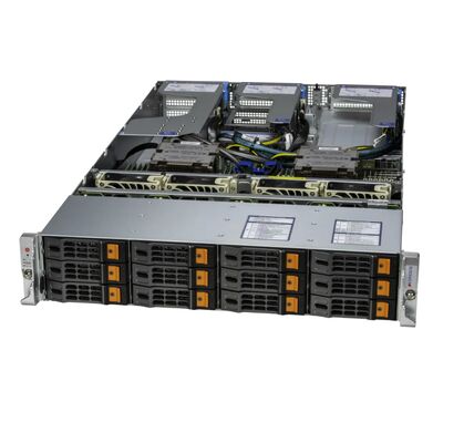 Supermicro Hyper A+ Server AS-2025HS-TNR with Dual AMD EPYC 9004/9005 Processors, 24 DIMM Slots DDR5, and Up to 2 Double-Width GPUs