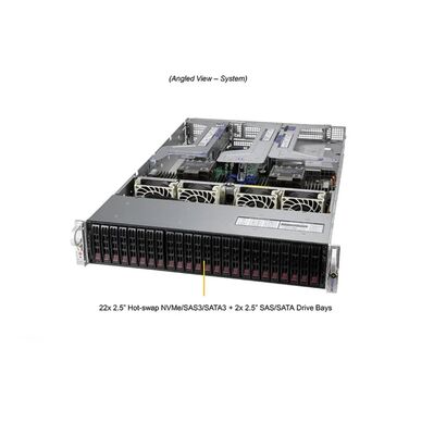 Supermicro Ultra SuperServer SYS-220U-TNR 2U Rackmount Server with Dual Socket P+ 3rd Gen Intel Xeon Scalable Processors and 32 DIMM Slots