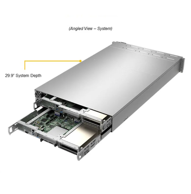 Supermicro GPU Server AS-2114GT-DPNR 2U Rackmount with AMD EPYC 7002/7003 Processors Up to 4 GPUs and 2600W Redundant Power