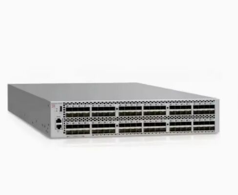 Brocade G630 Fibre Channel Switch with 128 Ports, 4Tb/s Bandwidth, and Dual Hot-Swappable Power Supplies