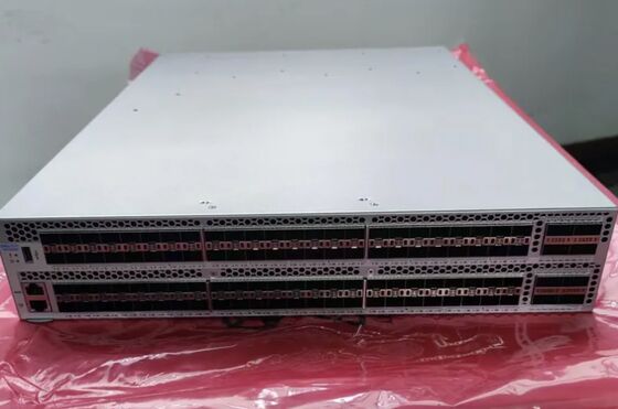 Brocade G630 Fibre Channel Switch with 128 Ports, 4Tb/s Bandwidth, and Dual Hot-Swappable Power Supplies