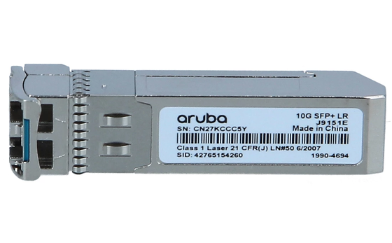 HPE Aruba Networking J9151E 10G SFP+ Transceiver Module with 10Gbps Speed 10km Range and LC Connector