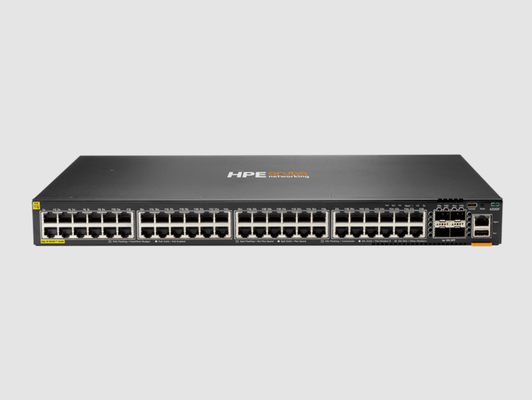 Aruba JL728A Network Switch with 48 PoE Ports 176 Gbps Switching Capacity and 740W Class 4 PoE Power