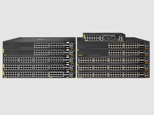 Aruba JL728A Network Switch with 48 PoE Ports 176 Gbps Switching Capacity and 740W Class 4 PoE Power