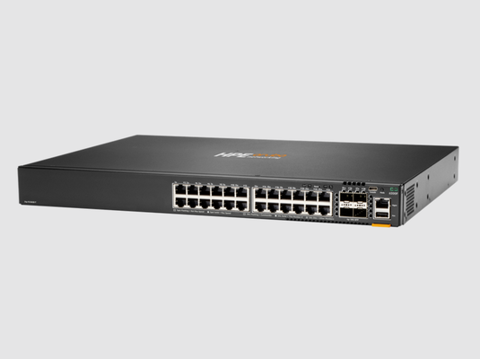 Aruba JL724A 6200F Switch with 24 x 10/100/1000BASE-T Ports 128 Gbps Switching Capacity and 4 x 1/10G SFP Ports
