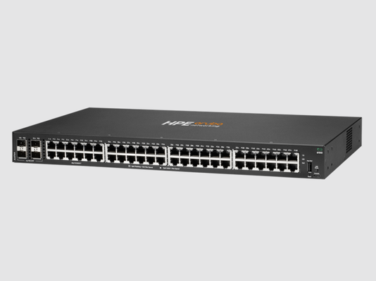 HPE Aruba Networking CX 6100 Switch JL676A with 176 Gbps Switching Capacity 98.6 Mpps Throughput and 48 Ports