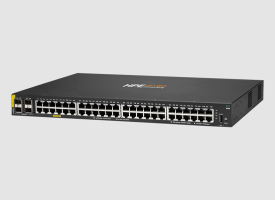 HPE Aruba CX 6100 Switch JL675A with 176 Gbps Switching Capacity 98.6 Mpps Throughput and 370W PoE Capability