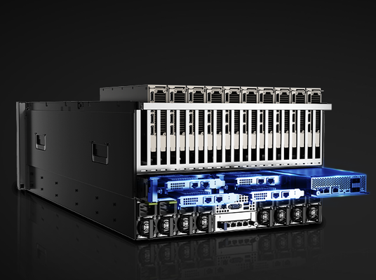 FusionServer G6550 V8 6U AI Server with 5th Gen AMD EPYC™ 9005 Series Processors and 10 Dual-Width GPU Accelerator Cards