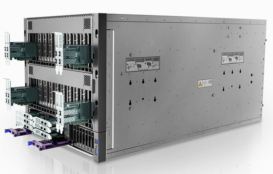 FusionServer G8550 V8 AI Server with 5th Gen AMD EPYC™ 9005 Series Processors and 16 Dual-Width GPUs in 10U Form Factor