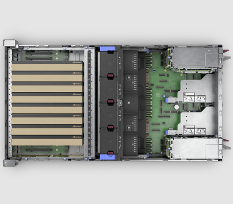 HPE ProLiant DL380a Gen12 4U 2P Rack Server with 144 Cores and 8 Double-Wide GPUs for AI Inference