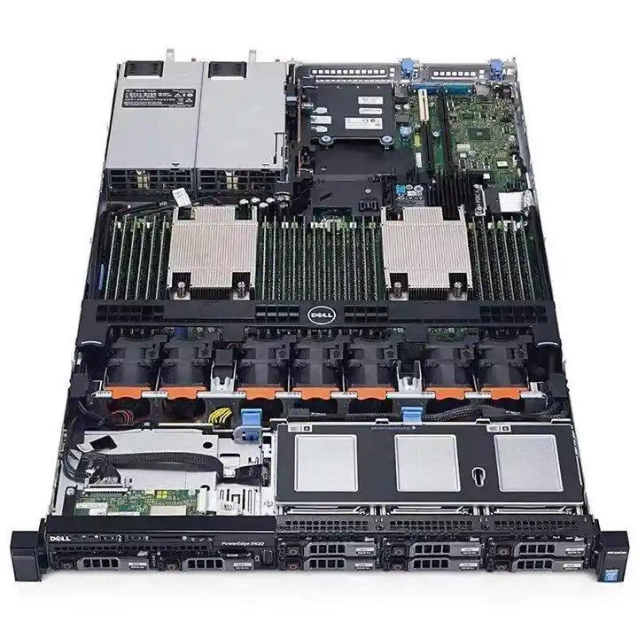 1U R640 Dell Server Xeon 2x4214R 3.5Ghz Processor 6x16g Ram 4x2t SSD