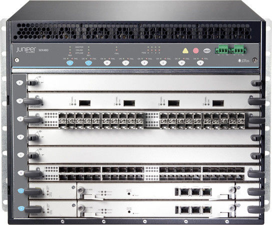 Juniper MX-series MX480 - Router - Rack-mountable - With Juniper Networks Control Board, 1 X Routing Engine