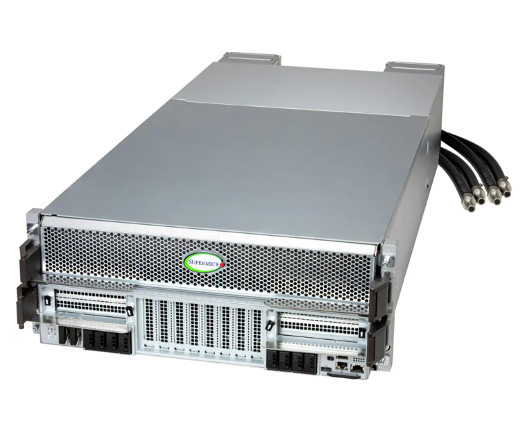 Supermicro SYS-422GS-NBRT-LCC 4U GPU Server with Intel® Xeon® 6700-series processors with P-cores
