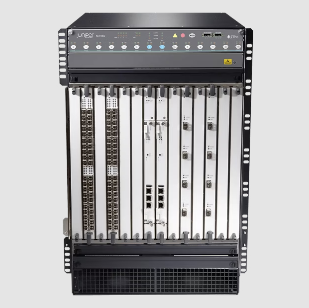 Juniper MX960 Universal Routing Platform support for Flexible Ethernet (FlexE), diverse Layer 2 and Layer 3 VPN services