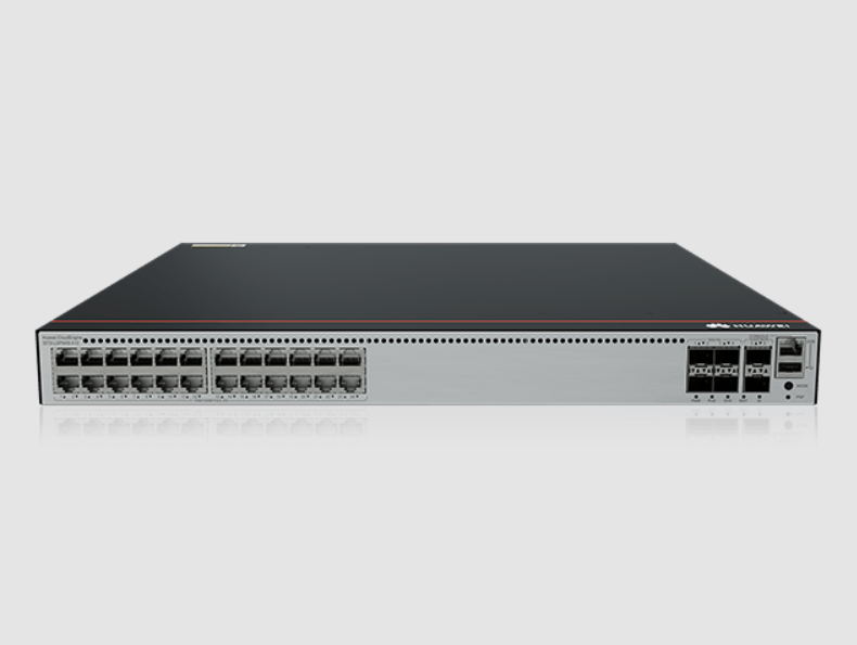 HUAWEI CloudEngine S5735-L24PN4XE-A-V2 Network Switch with 1U Chassis Height 24 x 2.5GE Base-T Ports and 4 x 10GE SFP+ Ports
