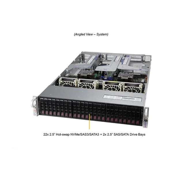 Supermicro Ultra SuperServer SYS-220U-TNR 2U Rackmount Server with Dual Socket P+ 3rd Gen Intel Xeon Scalable Processors and 32 DIMM Slots