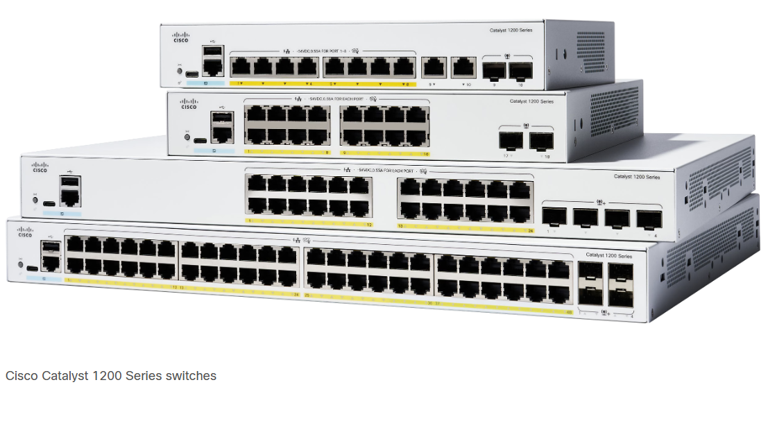 C1200-16P-2G cisco switch Catalyst 1200 16-port GE, PoE, 2x1G SFP