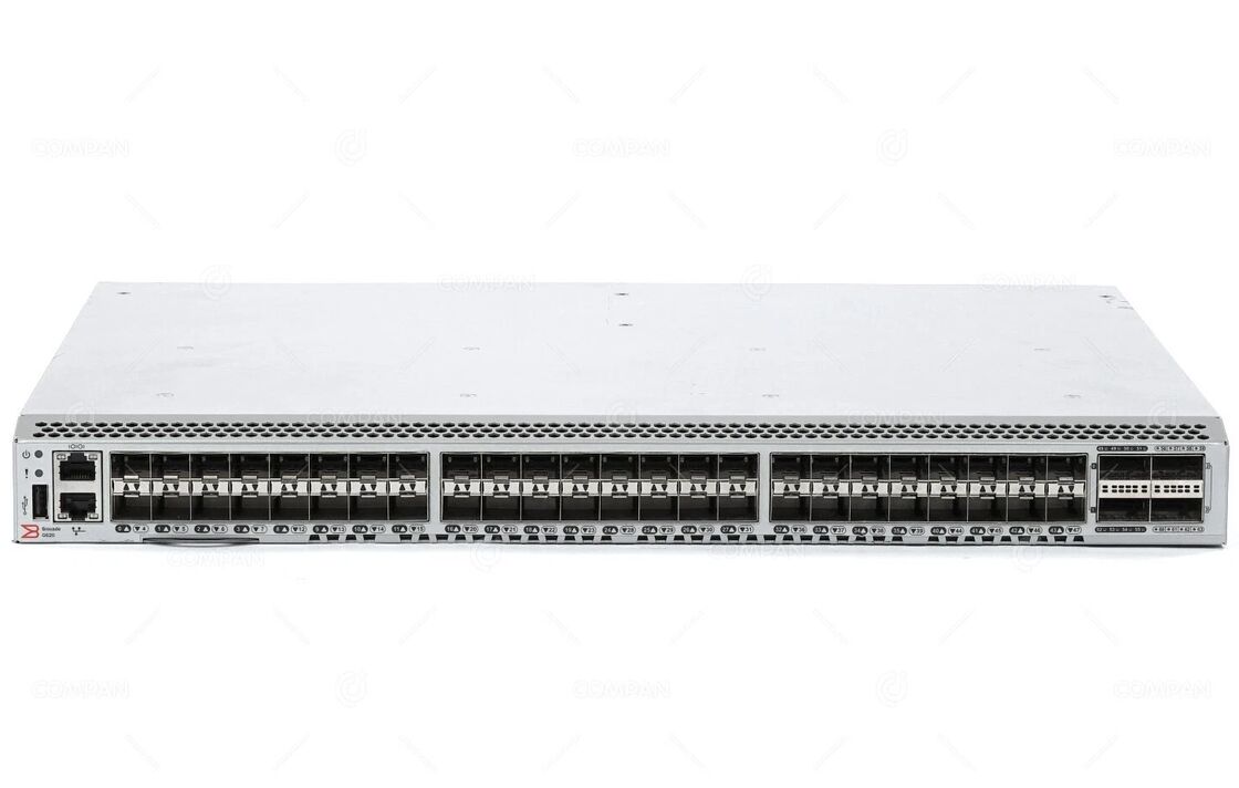 Brocade G620 Fiber Switch with 2Tb/s Bandwidth, 24 to 64 Ports @ 32G, and Dual Hot-Swappable Power Supplies