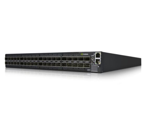 MQM9700-NS2F switch 64-ports 400Gb/s, 32 OSFP ports, managed, power-to-connector  (P2C) airflow (forward)