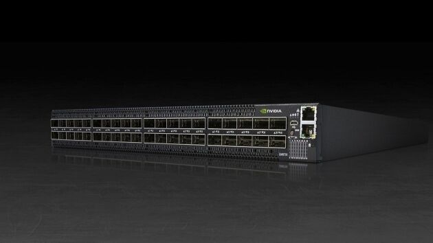 NVIDIA MQM8700-HS2R 40 QSFP56 ports 2 Power Supplies (AC) C2P airflow