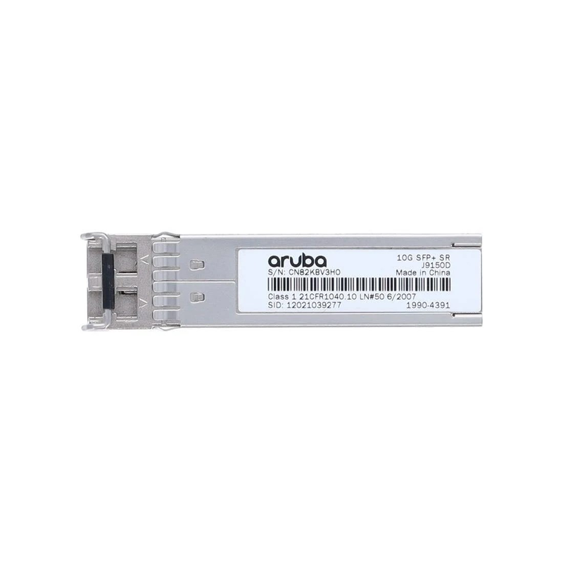 HPE Aruba Networking J9150D 10G SFP+ LC SR Transceiver Module with 10Gbps Speed and 300m Distance