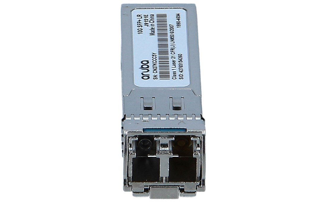 HPE Aruba Networking J9151E 10G SFP+ Transceiver Module with 10Gbps Speed 10km Range and LC Connector