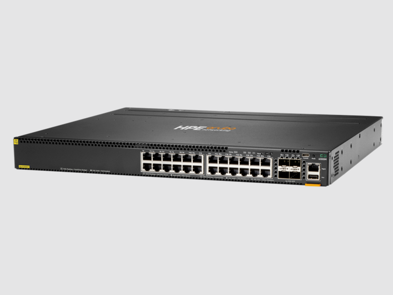 JL662A Aruba Networking CX 6300 Switch with 448 Gbps Switching Capacity 334 Mpps Throughput and 720W PoE Capability