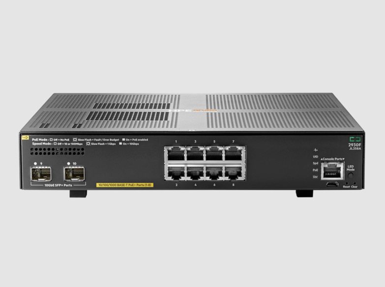 Aruba JL258A Switch with 176 Gbps Switching Capacity 125W PoE+ and 41.7 Mpps Throughput