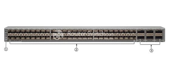 Cisco Switch 93180YC-FX Switch  48 X 10/25-Gbps And 6 X 40/100-Gbps QSFP28 Ports