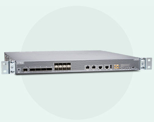 Juniper MX204 Universal Routing Platform with System 400 Gbps capacity and Four-post rack
