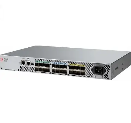 Brocade G610 Switch Fibre Channel Switch with 768 Gb/s Bandwidth and 8 to 24 Ports @ 32G Single Fixed Power Supply