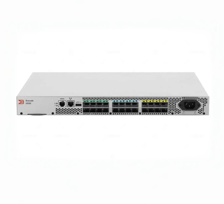 Brocade G610 Switch Fibre Channel Switch with 768 Gb/s Bandwidth and 8 to 24 Ports @ 32G Single Fixed Power Supply